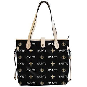 NFL New Orleans Patterned Tote Bag